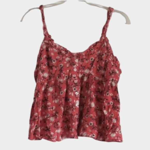 Forever 21 Tops - Forever 21 Floral Cropped Tank